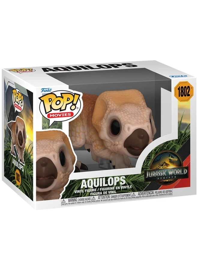 فانكو Pop! Movies: Jurassic World 5 - Aquilops, Collectible Vinyl Figures - Gift Idea - Official Merchandise - Toys for Kids & Adults - Model Figure for Collectors and Display