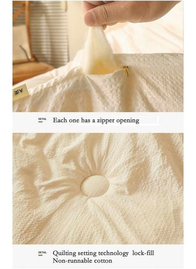 GGEROU - Super Soft Soybean Fiber Quilt Anti Allergy Duvet Spring Duvet Winter Thickened Quilt 220x240cm 4KG White - Image 1
