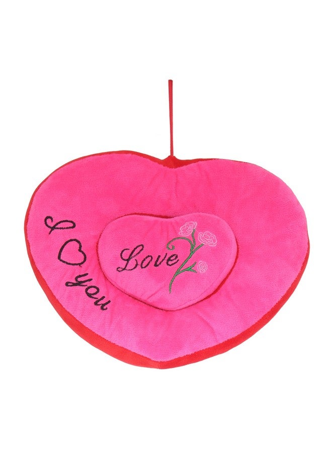Tickles Soft Stuffed Plush Animal Toy Valentine Soft I Love You Hanging Heart Best Gift (Made in India) - Image 1