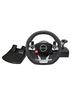 270 Degree Racing Steering Wheel with Pedal and Shifter,Paddle Shifters Support PS4/PS3/PC/Xbox one/Xbox360/Android/Switch Game
