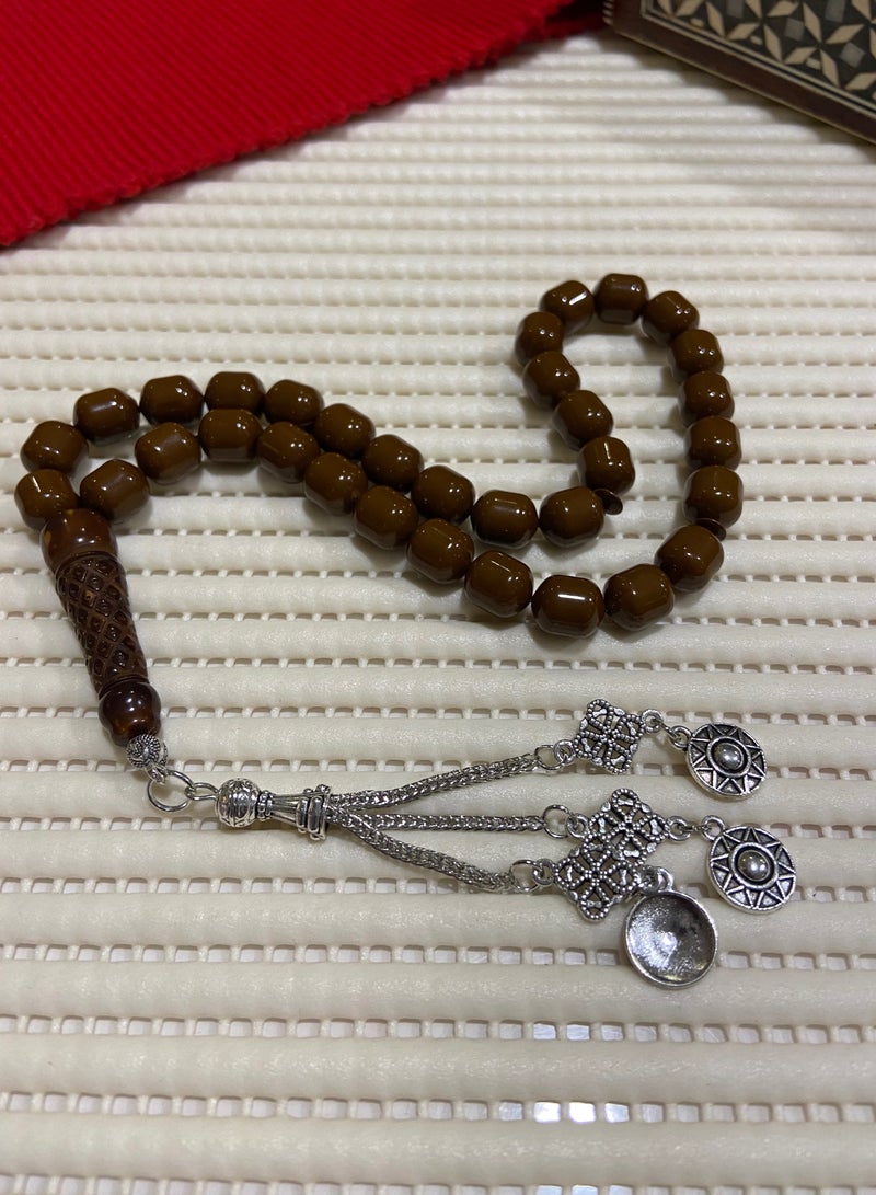 Faturan Bakelite Prayer Beads For Men 33 Beads Size 10mm x 11.5mm