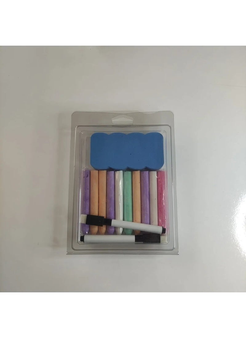 Yıldırım's Home Chalk - Eraser - Blackboard Pen Set  - Image 3