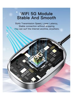 SYOSI Wireless CarPlay Adapter for iPhone, Universal, Converts Wired to Wireless CarPlay Dongle, Plug & Play Compatible with BMW, Lexus, Ford, Benz, Audi, Volvo, and More - iOS 10+ Supported  - Image 2