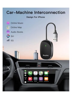 SYOSI Wireless CarPlay Adapter for iPhone, Universal, Converts Wired to Wireless CarPlay Dongle, Plug & Play Compatible with BMW, Lexus, Ford, Benz, Audi, Volvo, and More - iOS 10+ Supported  - Image 4