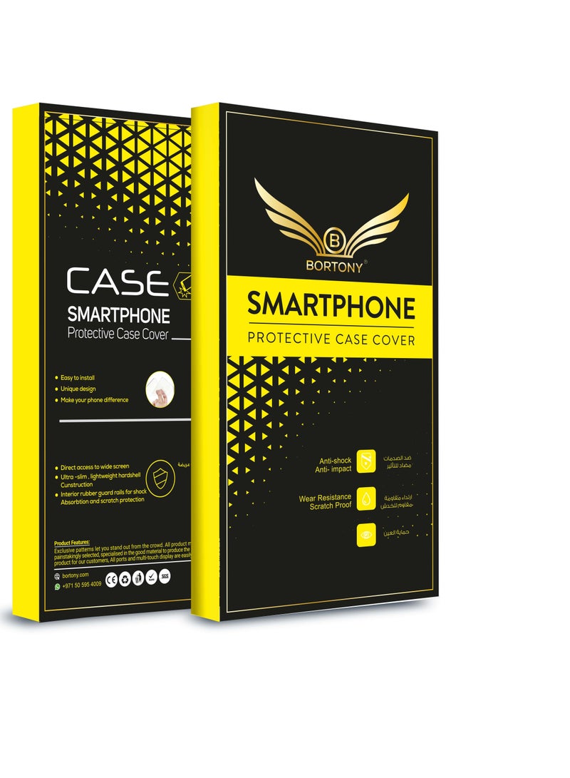 BORTONY Protective Case Cover With Finger Grip Stand For Samsung Galaxy S21 Ultra - Image 4