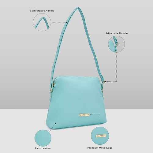 Caprese womens PEMA SB Medium AQUA Sling Bag - Image 3