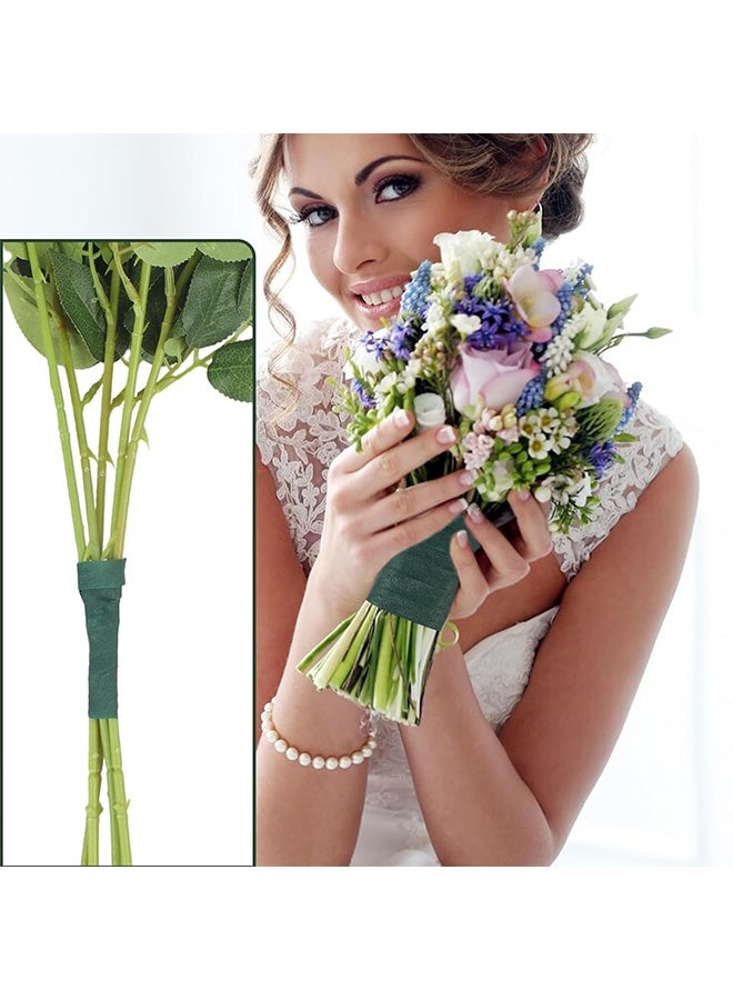 6 Roll Floral Tape 1/2inch Flower Tape Dark Green, Floral Tapes for Bouquet Stem Wrapping and Floral Crafts, Wedding Bouquet - Image 5