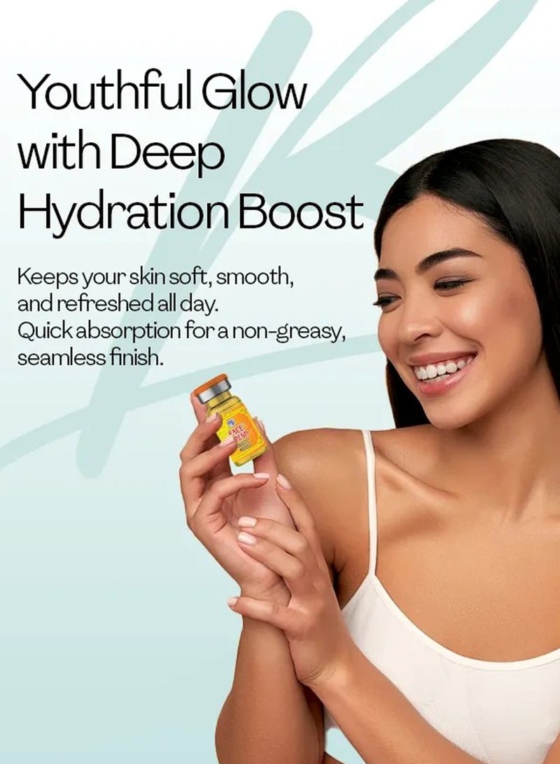 Face Fresh Set of 3 Face Beauty Serum - Hyaluronic Acid & Glutathione, Clears Acne, Lightens & Reduces Pigmentation, Moisturizing, For All Skin Types 3ml - Image 3