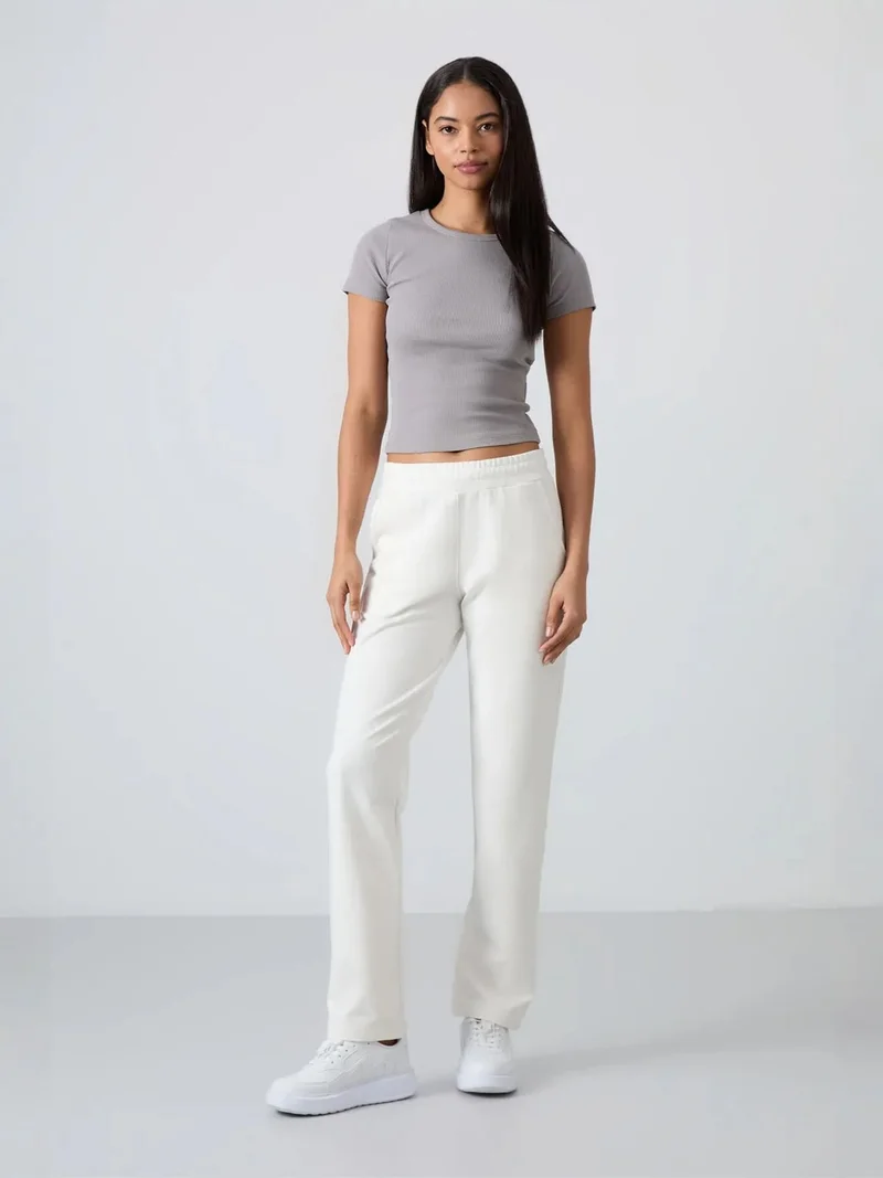 تومي لايف TOMMY Women’s Straight-Leg Fleece Sweatpants