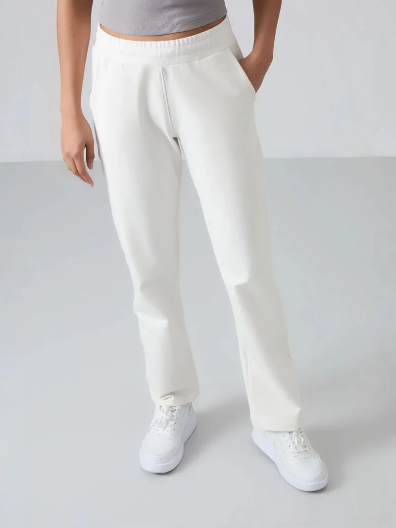 تومي لايف TOMMY Women’s Straight-Leg Fleece Sweatpants