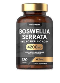Horbäach Boswellia Serrata  Extract 4200mg 120 Tablets 