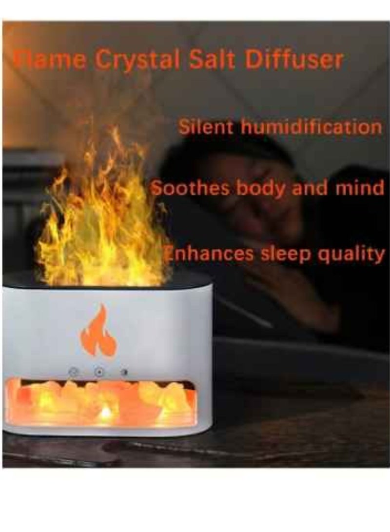 Aromatherapy Essential Oil Diffuser Fireplace Flame Diffuser Cool Mist Ultrasonic Humidifier for Bedroom Office And Home - Image 2