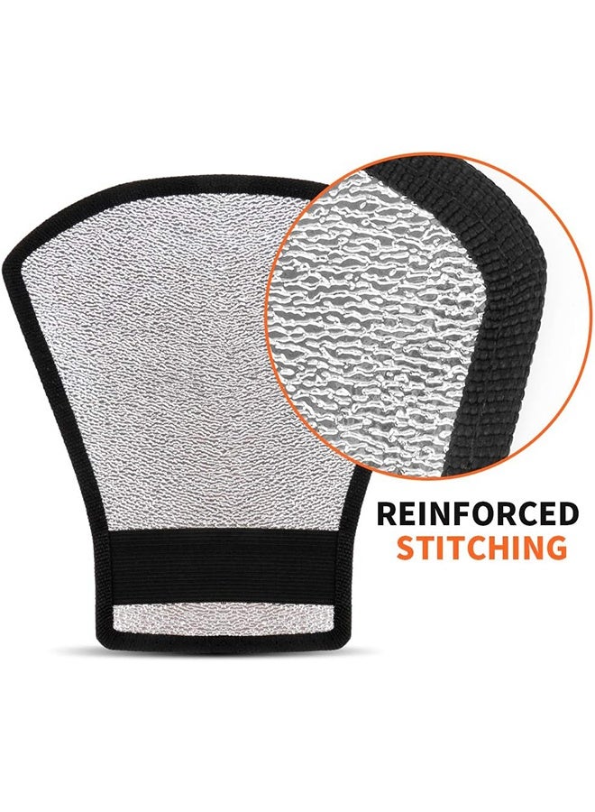 HY 2 Pack Flash Diffuser Reflector - 2-Sided White/Silver Bend Bounce Flash Reflector Kit with Elastic Strap for Canon, Nikon, Sony, Fuji and All Speedlight Flashes - Image 3