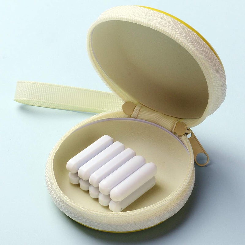 Ks-Tek 10pcs 30mm(1.18 inch) PTFE Magnetic Stir Bar,White Color,Laboratory Bar,Stir Plate Bar,Stir Plate Magnet,Stir Rod Magnetic - Image 1