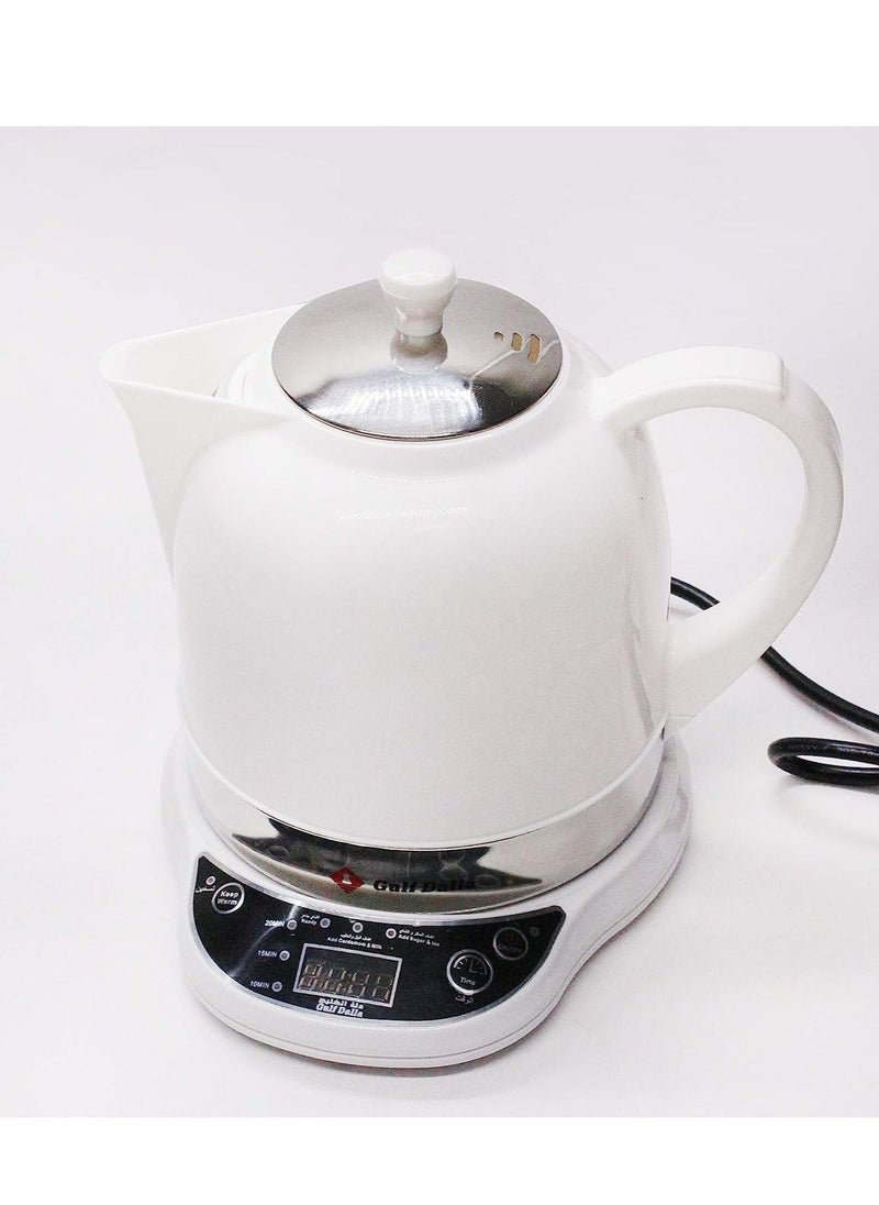 Gulf Dalla Gulf Dalla GA-C93881 Arabic Tea Maker Electric Kettle 1000W 1200ml  White  - Image 2