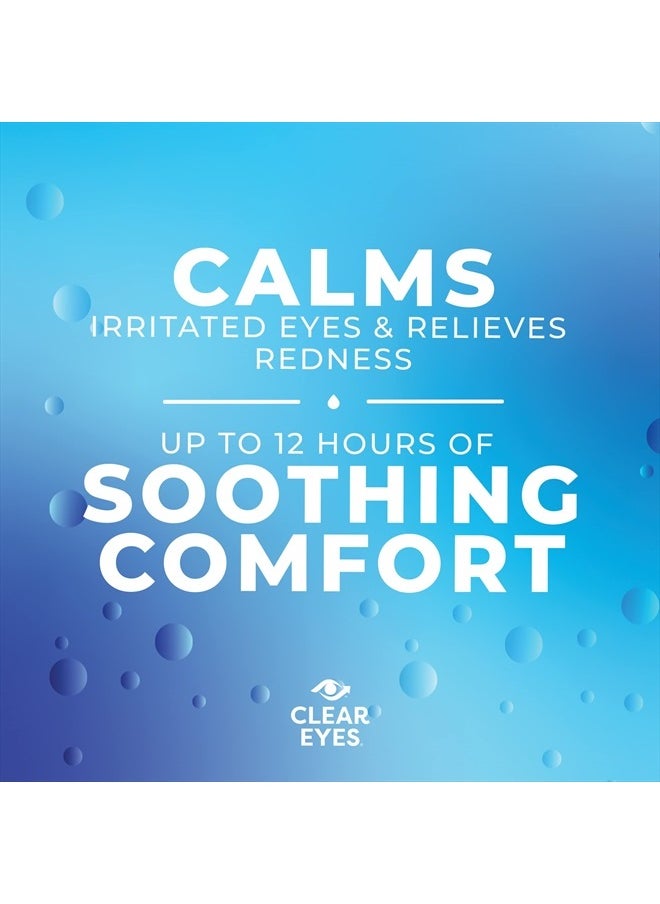 Clear Eyes Triple Relief Eye Drops, Relieves Redness & Calms Irritation, 0.5 Fl Oz  - Image 3