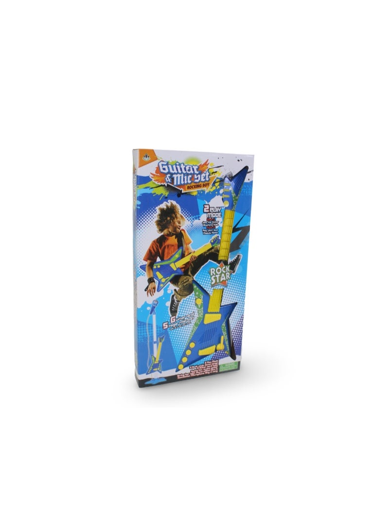 Rocking Boy Guitar & Microphone Set - Image 1