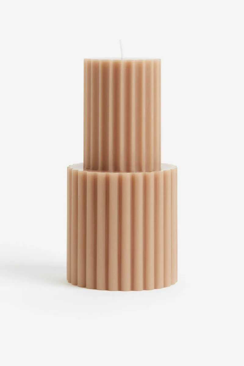 H&M Shaped Pillar Candle