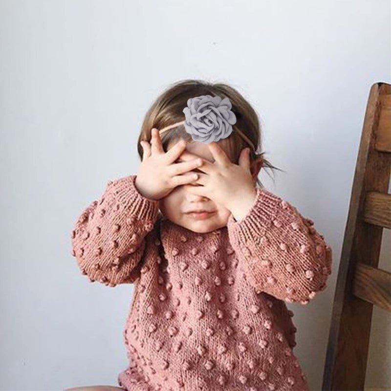 Chicco DRESHOW Baby Girl Headbands and Hair Bows Nylon Headbands 10 Pack of Hair Accessories for Newborn Infant Toddlers Kids - Image 2