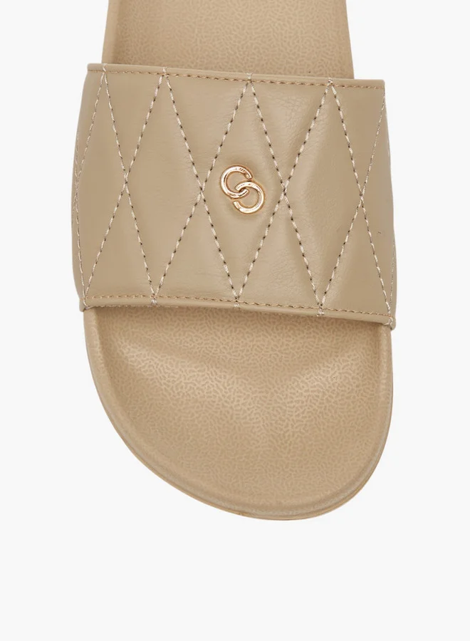 Celeste Women's Quilted Slip-On Slides