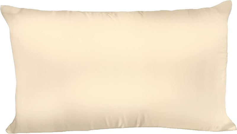 Spasilk Satin Pillowcase for Hair and Face, Polyester Satin Pillowcase, Queen Size- Gold Pillowcase - Image 1