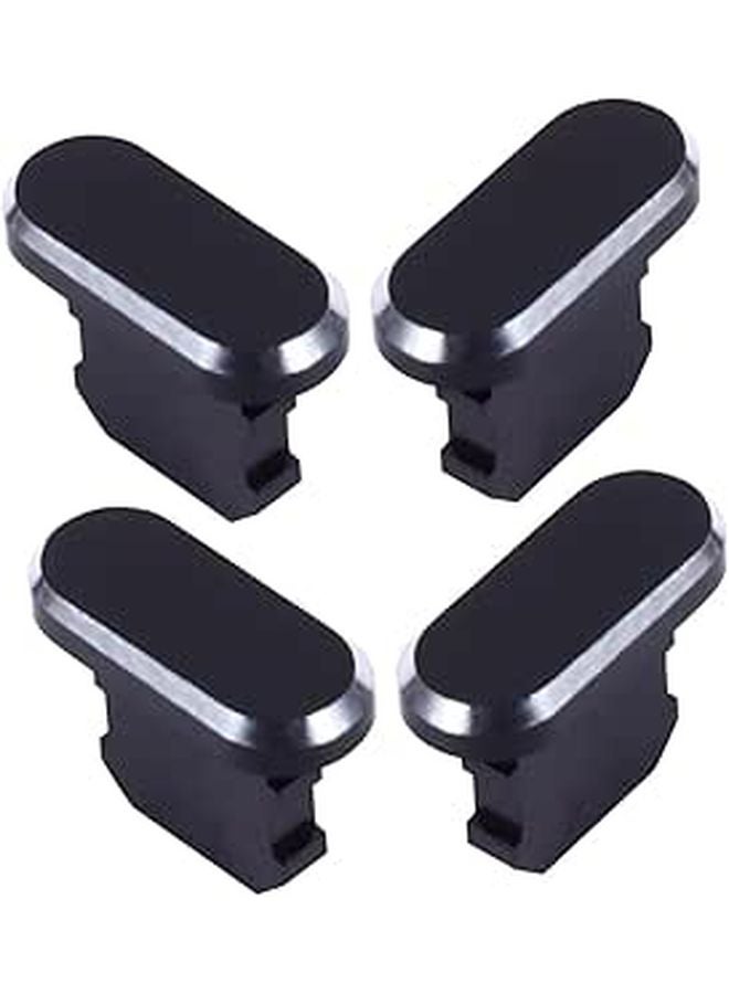 4Pcs Metal USB Port Dust Plugs Covers for Charger Port Replacement - Image 1