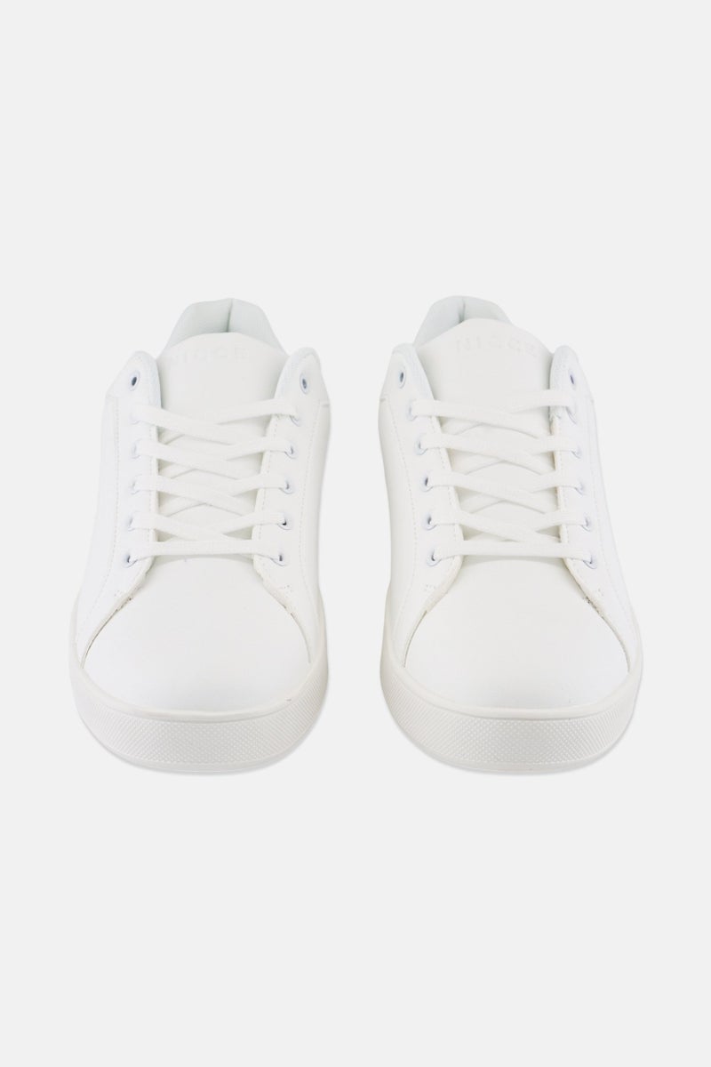Nicce Men Vettio Training Lace Up Sport Shoes, White - Image 4