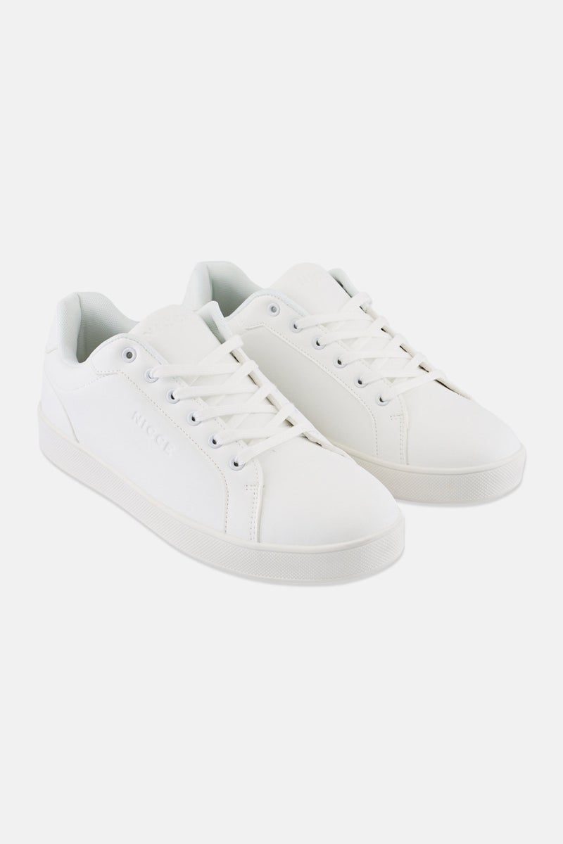 Nicce Men Vettio Training Lace Up Sport Shoes, White - Image 1