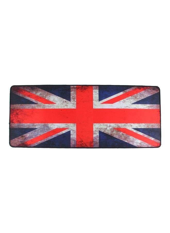 NIBEMINENT UK Flag Pattern Keyboard Mouse Pad Red/Blue/Grey  - Image 1