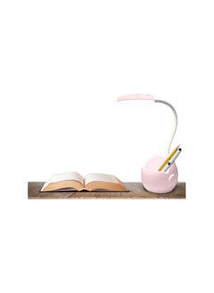 hanso LED Protection Eye Table Lamp with Touch Control and USB Port, 16 LED Lights, Stepless Dimming, for Reading, Studying, Working, Bedside, Home, Office, Bedroom (5700 Pink)