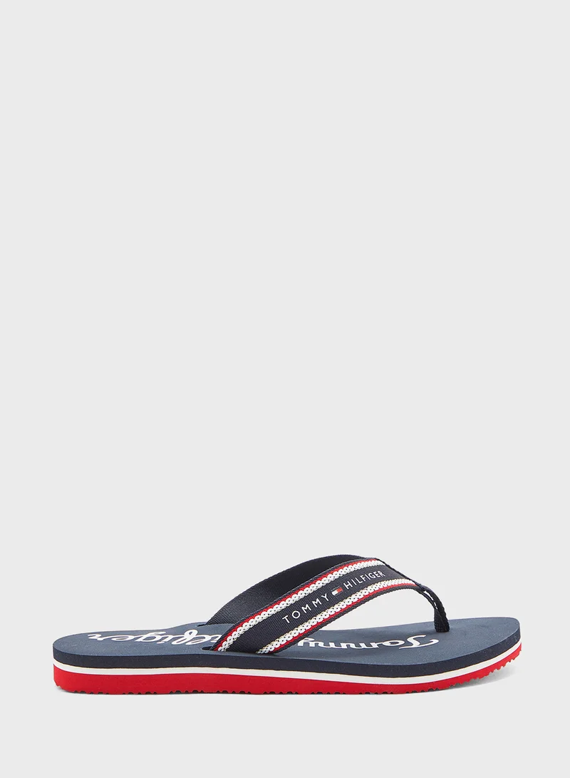 TOMMY HILFIGER Single Strap Thong Flip Flop