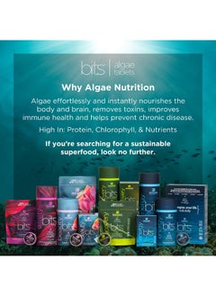 ENERGYBITS RECOVERYbits - Organic Chlorella Tablets - Plant-Based Algae Superfood - Chlorophyll - Cracked Cell Wall - Energy - Immune System - Detox - Keto - Vegan - Non-GMO  - Image 2