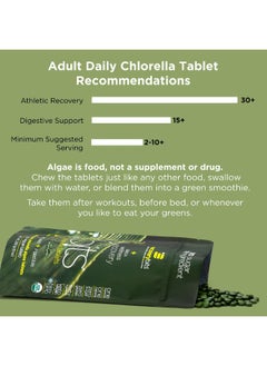 ENERGYBITS RECOVERYbits - Organic Chlorella Tablets - Plant-Based Algae Superfood - Chlorophyll - Cracked Cell Wall - Energy - Immune System - Detox - Keto - Vegan - Non-GMO  - Image 5