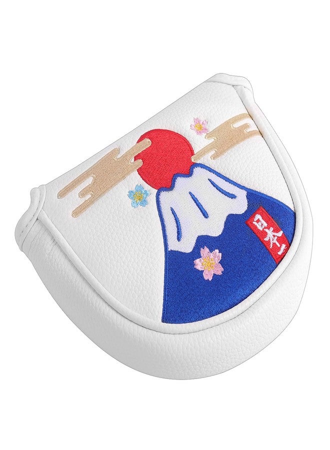 SHABIER Mt. Fuji, Japan Design Mallet Putter Headcover with Centre Shafted for Mallet Headcover - Image 5