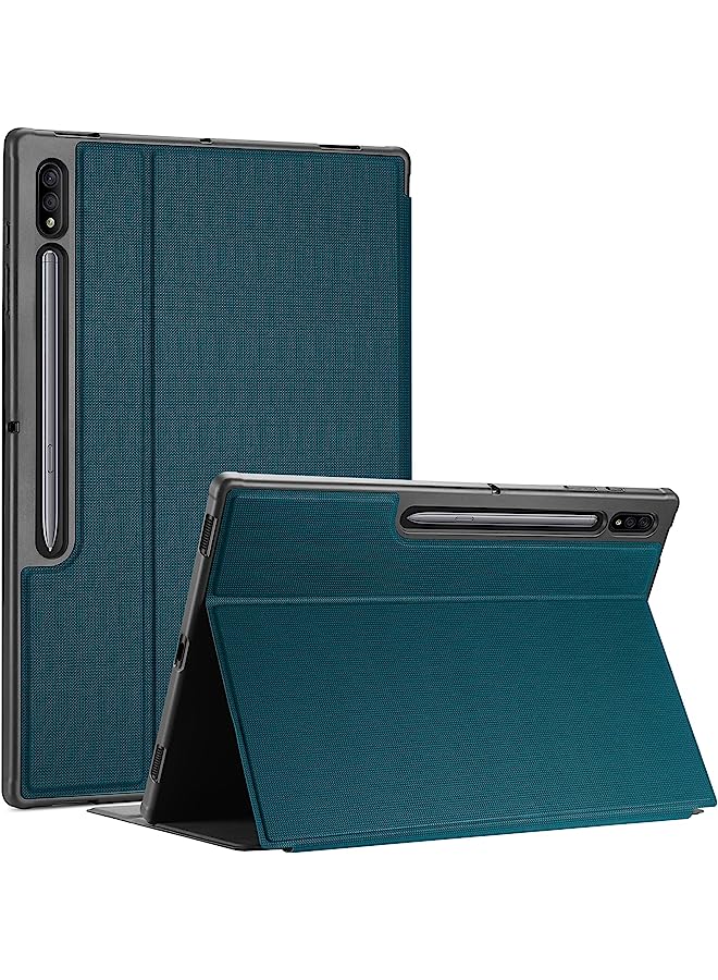 Procases Galaxy Tab S8 Ultra Case 14.6 Inch 2022 With S Pen Holder Model X900 X906, Slim Stand Protective Cases Smart Folio Cover For 14.6 In Galaxy Tab S8 Ultra Tablet 2022 Sm-X900 Sm-X906 –Teal - Image 1