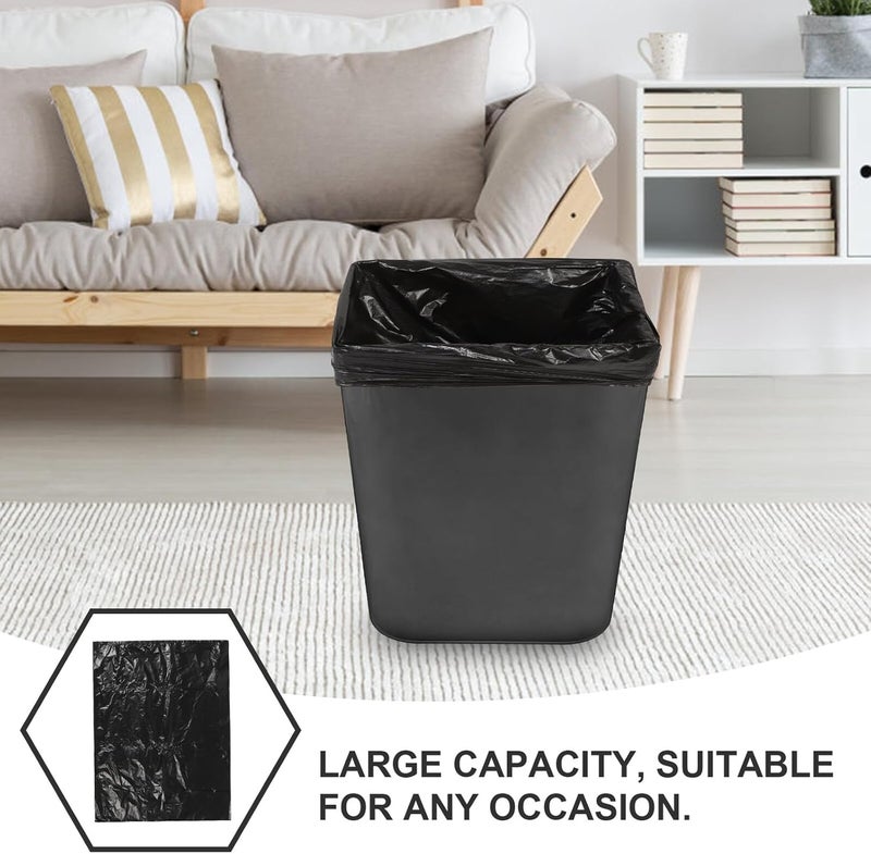 LABRIMP Black Garbage Bags 25pcs 90x110cm Thick 2.5mil Heavy Duty Trash Bags for Bathroom Bedroom Kitchen Office Waste Disposal - Image 3