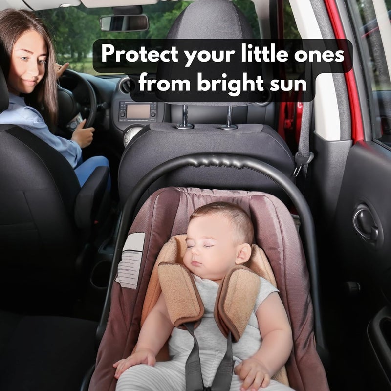 Harrier Hardware Baby  Passenger Side Window Cling Sun Shade 4Pack 20 x 12 inches - Image 4