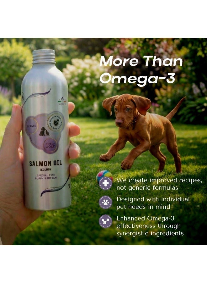 O2pets O2 PETS Omega Kitten and Puppy, Cat and Dog PUPPY & KITTEN Wild Caught Norwegian Salmon Oil Supplement – Omega 3 DHA for Growth and Brain Support - Image 5