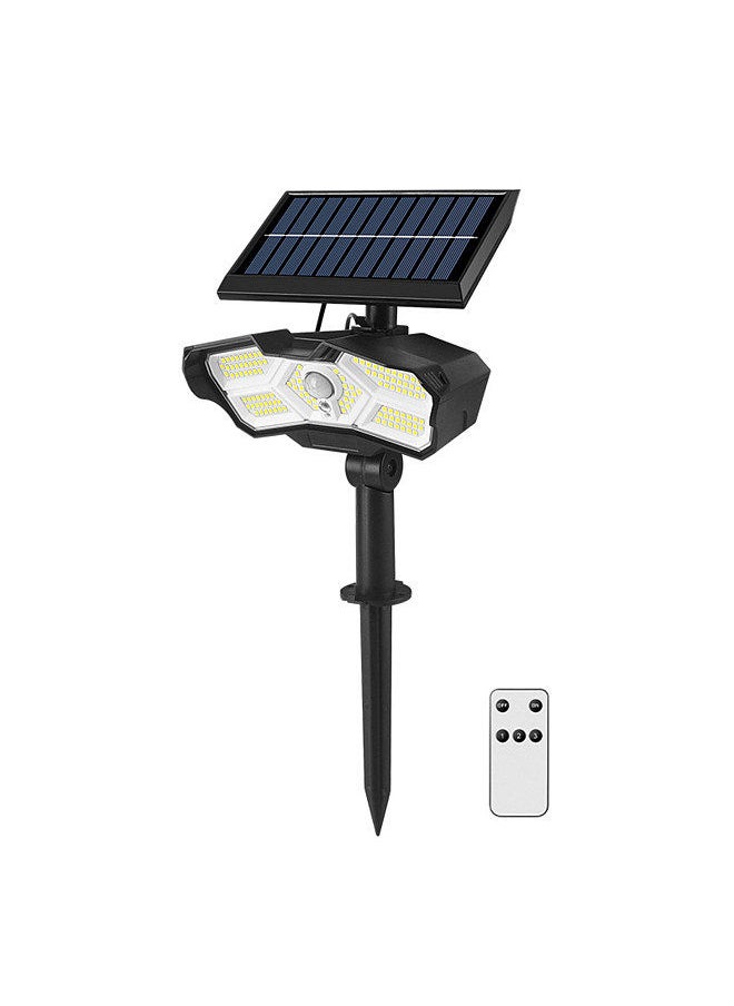 Generic - Intelligent light control remote control multi-angle adjustment IP64 waterproof garden floor wall lamp - Image 1