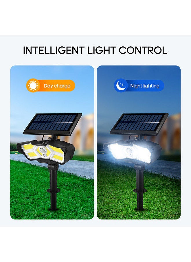 Generic - Intelligent light control remote control multi-angle adjustment IP64 waterproof garden floor wall lamp - Image 1