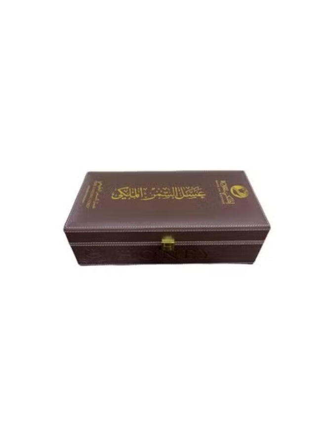 Al Malaky Royal Emirates Samar Honey with Leather Case 550G luxury Gift - Image 3