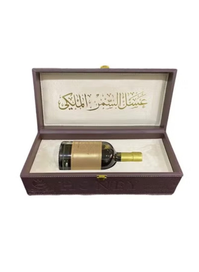 Al Malaky Royal Emirates Samar Honey with Leather Case 550G luxury Gift - Image 1