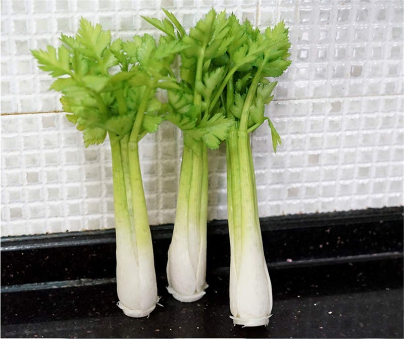 Zzooi Artificial Celery with Leaves for Cabinet Showcase Decoration 1PCS - Image 3