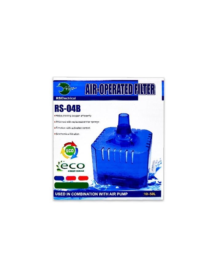 Rs Electrical Aquarium Air Operated Filter RS-04B  - Image 1