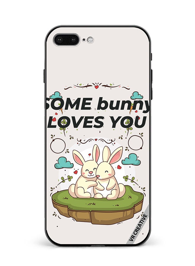 VR CREATIVE Protective Case Cover For Apple iPhone 7 Plus/8 Plus Love Bunny Design Multicolour - Image 1
