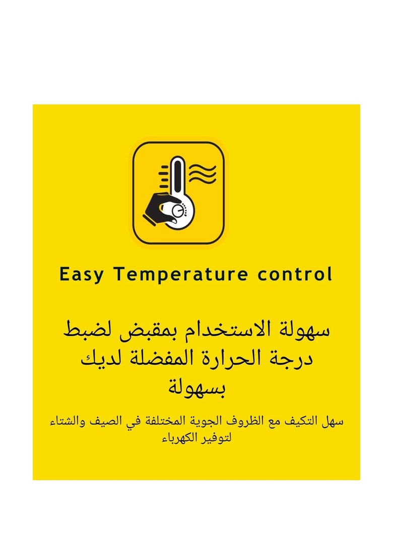 زانوسي زانوسي سخان مياه كهربائي ميكانيكال تيرمو فلات 80 لتر -945105452 - Image 5
