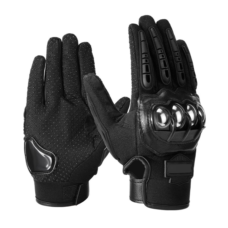 Men’s Motorcycle Gloves Full Finger Motorbike Fall and Tear Resistance Gloves Hand Protector for Racing Motor Cycling Motocross Mountain Breathable M-XXL - Image 2