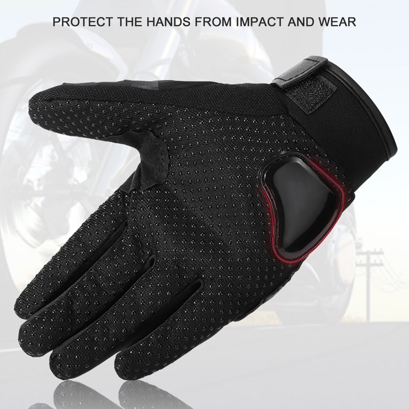 Men’s Motorcycle Gloves Full Finger Motorbike Fall and Tear Resistance Gloves Hand Protector for Racing Motor Cycling Motocross Mountain Breathable M-XXL - Image 5