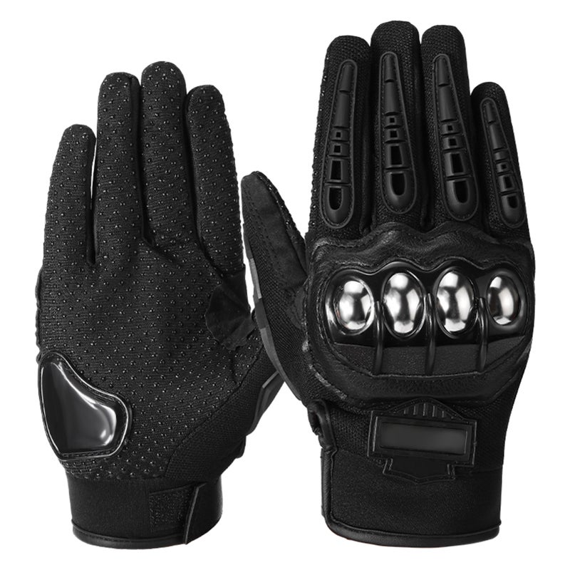 Men’s Motorcycle Gloves Full Finger Motorbike Fall and Tear Resistance Gloves Hand Protector for Racing Motor Cycling Motocross Mountain Breathable M-XXL - Image 3