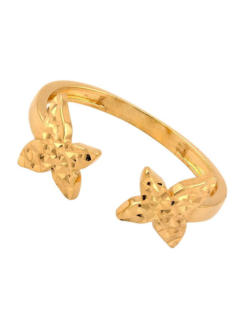 AAZ Jewellery L.L.C Twin Flower 18K Ring